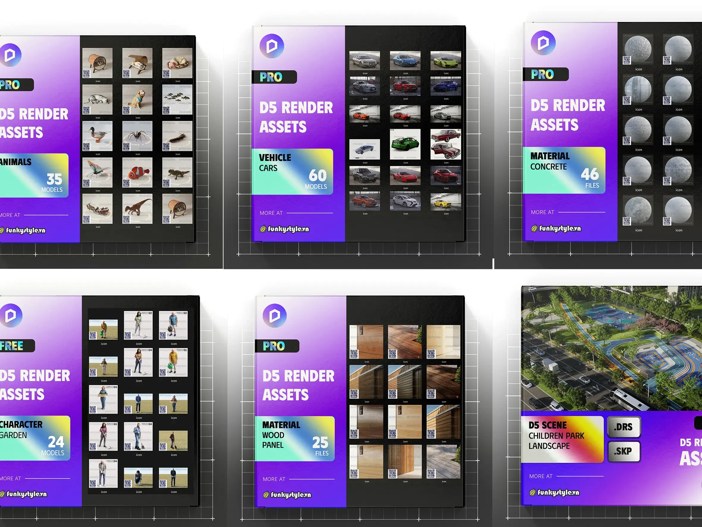 Download Thư Viện D5 Local Assets Miễn Phí Khủng Từ FunkyStyle